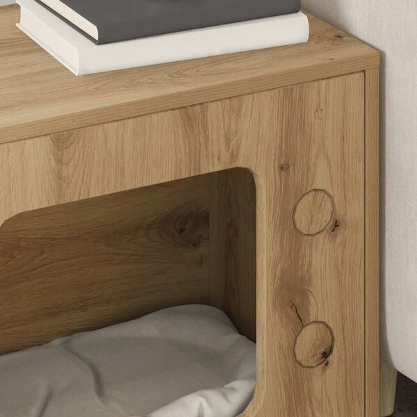 vidaXL Koty Dom Dąb rzemieślniczy 51 x 30 x 52 cm