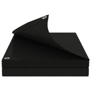 vidaXL Plandeka z oczkami Szary antracytowy 2 x 3 m 260 gsm PE