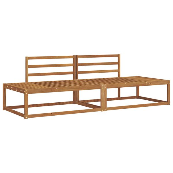 vidaXL Zestaw sof na zewnątrz 2 Sztuka Naturalny 230,5 x 83 x 73 cm