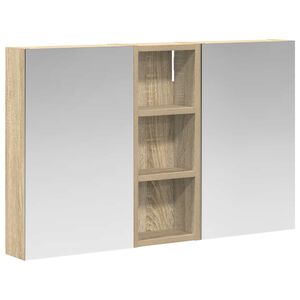 vidaXL Zestaw Szafek Łazienkowych z p&oacute;łką 3 pcs 80 x 10,5 x 50 cm