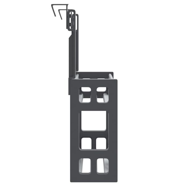 vidaXL Organizer pod zlewozmywak, 34x12x26 cm, aluminium