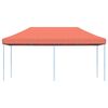 vidaXL Namiot Imprezowy terakota 292 x 580 x 315 cm Materiał Oxford