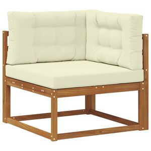 vidaXL Sofa narożna na zewnątrz Naturalny