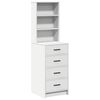 vidaXL Highboard Biały 40 x 41 x 135 cm Drewno inżynieryjne