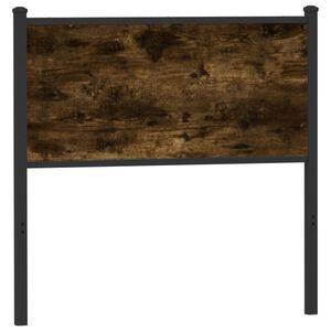 vidaXL Wymienne wezgłowie, przydymiony dąb, 75 cm