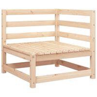 vidaXL Ogrodowa sofa narożna, 70x70x67 cm, lite drewno sosnowe