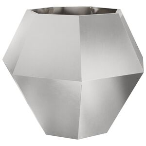 vidaXL Donica srebrny 100 x 100 x 80 cm Stal nierdzewna