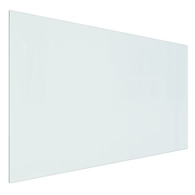 vidaXL Panel kominkowy, szklany, prostokątny, 100x60 cm
