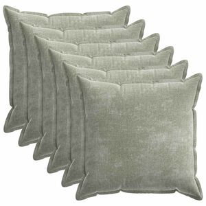 vidaXL Poszewka na poduszkę 6 pcs HOUTEN zielony 70 x 70 cm