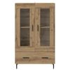 vidaXL Highboard z szufladą Dąb rzemieślniczy 69,5 x 31 x 115 cm