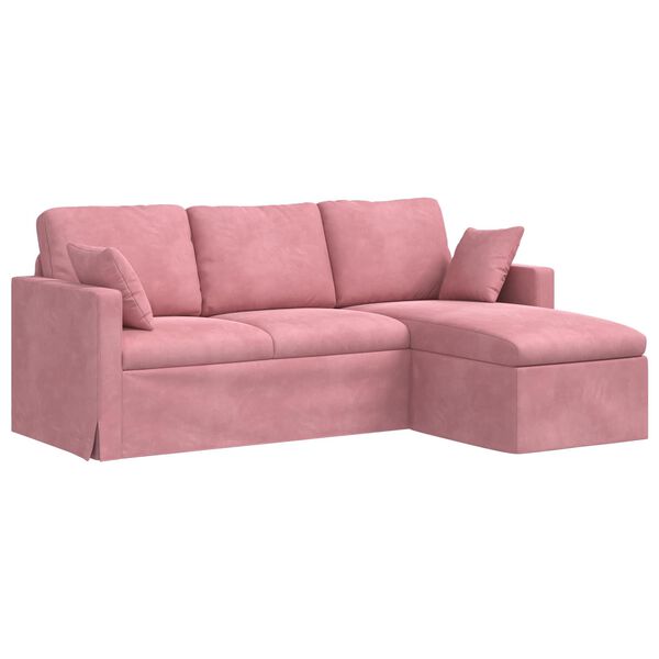 vidaXL Sofa R&oacute;żowy