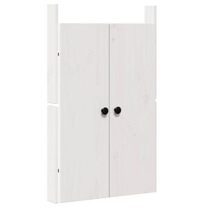 vidaXL Drzwi do kuchni MEPPEL Biały 50 x 9 x 82 cm Lite drewno sosnowe