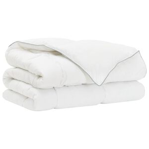 vidaXL Zestaw kołdry i poduszek 135 x 200 cm Zima 350 gsm Biały