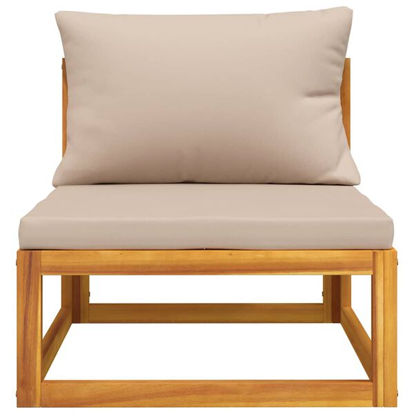 vidaXL 2-cz. zestaw wypoczynkowy do ogrodu, z poduszkami, lita akacja