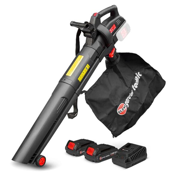 ELEM Garden Technic Akumulatorowa dmuchawa, odkurzacz i rozdrabniarka