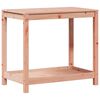 vidaXL Stolik ogrodniczy z p&oacute;łką, 82,5x50x75 cm, lite drewno daglezji