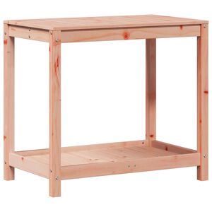 vidaXL Stolik ogrodniczy z p&oacute;łką, 82,5x50x75 cm, lite drewno daglezji