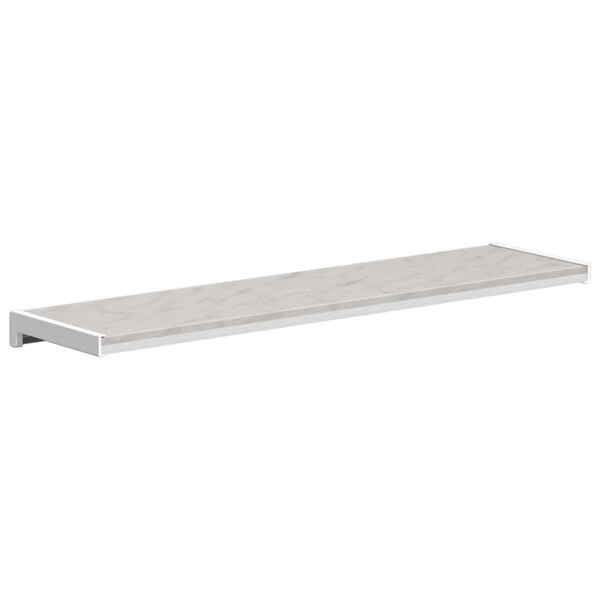 vidaXL Parapet okienny Tekst Marmur -enure 60 x 20 x 4,5 cm PVC