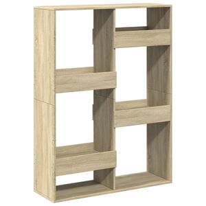 vidaXL Regał, dąb sonoma, 100x33x135 cm, materiał drewnopochodny