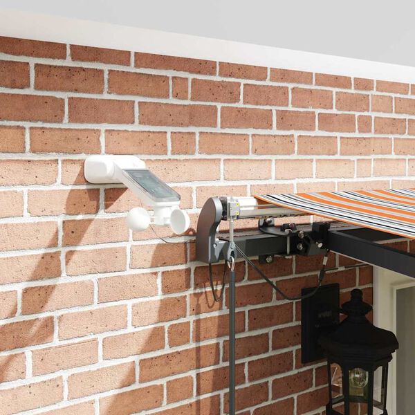 vidaXL Markiza zwijana Wielokolorowe 500 &times; 300 cm Tkanina i Metal