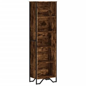vidaXL Regał, przydymiony dąb, 50x31x169 cm, materiał drewnopochodny