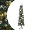 vidaXL Sztuczna choinka z podstawą Zielony 180 cm PVC, plastik i stal