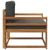 vidaXL Środkowa sofa ogrodowa Lite Drewno Akacji Naturalny
