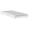 vidaXL Ramka ł&oacute;żka Biały 90 x 190 cm Lite drewno sosnowe