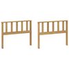vidaXL Moduł podłokietnik&oacute;w 2 pcs Biały 80 x 6 x 61 cm