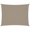 vidaXL Prostokątny żagiel ogrodowy, tkanina Oxford, 6x8 m, taupe