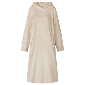 vidaXL Bluza-koc Beżowy S Flanela