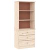 vidaXL Biblioteczka z szufladami ALTA, 60x35x142 cm, drewno sosnowe