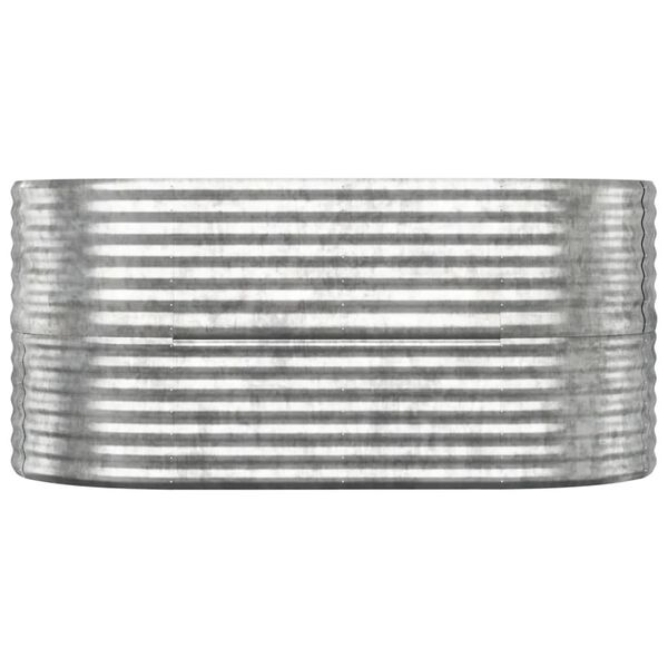 vidaXL Podwyższona donica, stal ocynkowana 152x80x68 cm