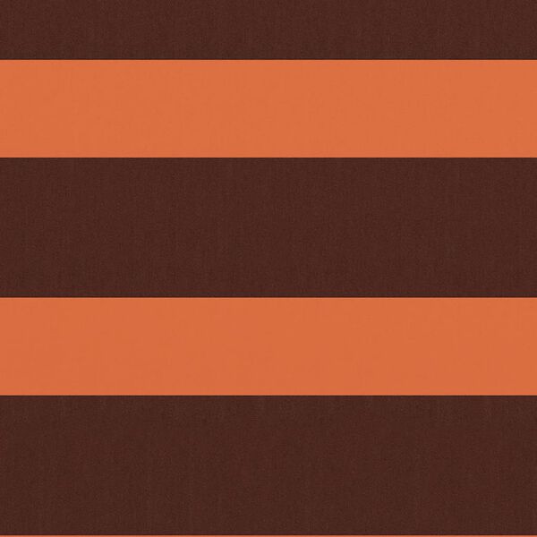 vidaXL Parawan balkonowy, pomarańcz i brąz, 75x600 cm, tkanina Oxford