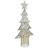 vidaXL Choinka 240 LED Ciepła biel 180 cm rattan