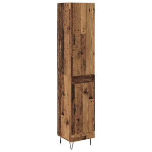 vidaXL Highboard Stare drewno 34,5 x 34 x 90 cm Drewno inżynieryjne