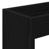 vidaXL Wąski W&oacute;zek do Przechowywania Czarny Dąb 60 x 18 x 70 cm