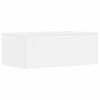 vidaXL Biurko montowane na ścianie Biały 80 x 45 x 30 cm