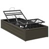 vidaXL Elektro Regulowany Stelaż Ł&oacute;żka Szary 190 x 100 x 33,5 cm Stal