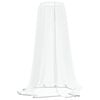 vidaXL Moskitiera pod parasol, biała, &Phi;300x230 cm