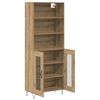 vidaXL Highboard 2 pcs Dąb rzemieślniczy Materiał drewnopochodny