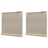 vidaXL Naturalne rolety bambusowe, 2 szt., 120 x 160 cm