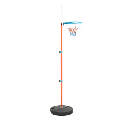 vidaXL Przenośny zestaw do koszykówki, regulowany, 133-160 cm