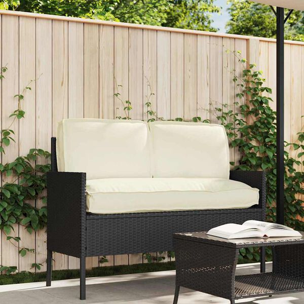 vidaXL Zestaw poduszek na paletę 3 pcs Kremowy 120 x 60 x 12 cm