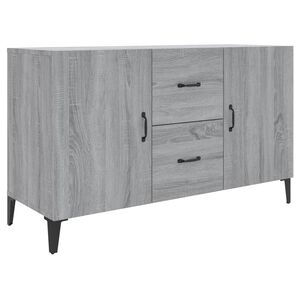 vidaXL Komoda, szary dąb sonoma, 100x36x60 cm, materiał drewnopochodny