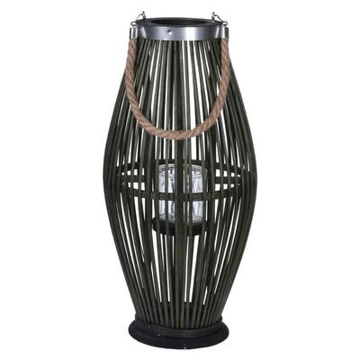 H&S Collection Lampion, 24x48 cm, bambusowy, zielony
