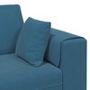 vidaXL Sofa 3 pcs Niebieski 250 x 188 x 76 cm Aksamit