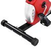 vidaXL Rowerek do ćwiczeń z paskiem oporowym, czerwony