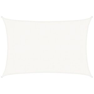 vidaXL Żagiel przeciwsłoneczny, 160 g/m&sup2;, biały, 3x4,5 m, HDPE