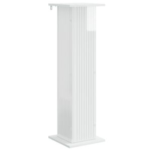 vidaXL Stojak na rośliny Biały wysoki połysk 30,5 x 30 x 100,5 cm